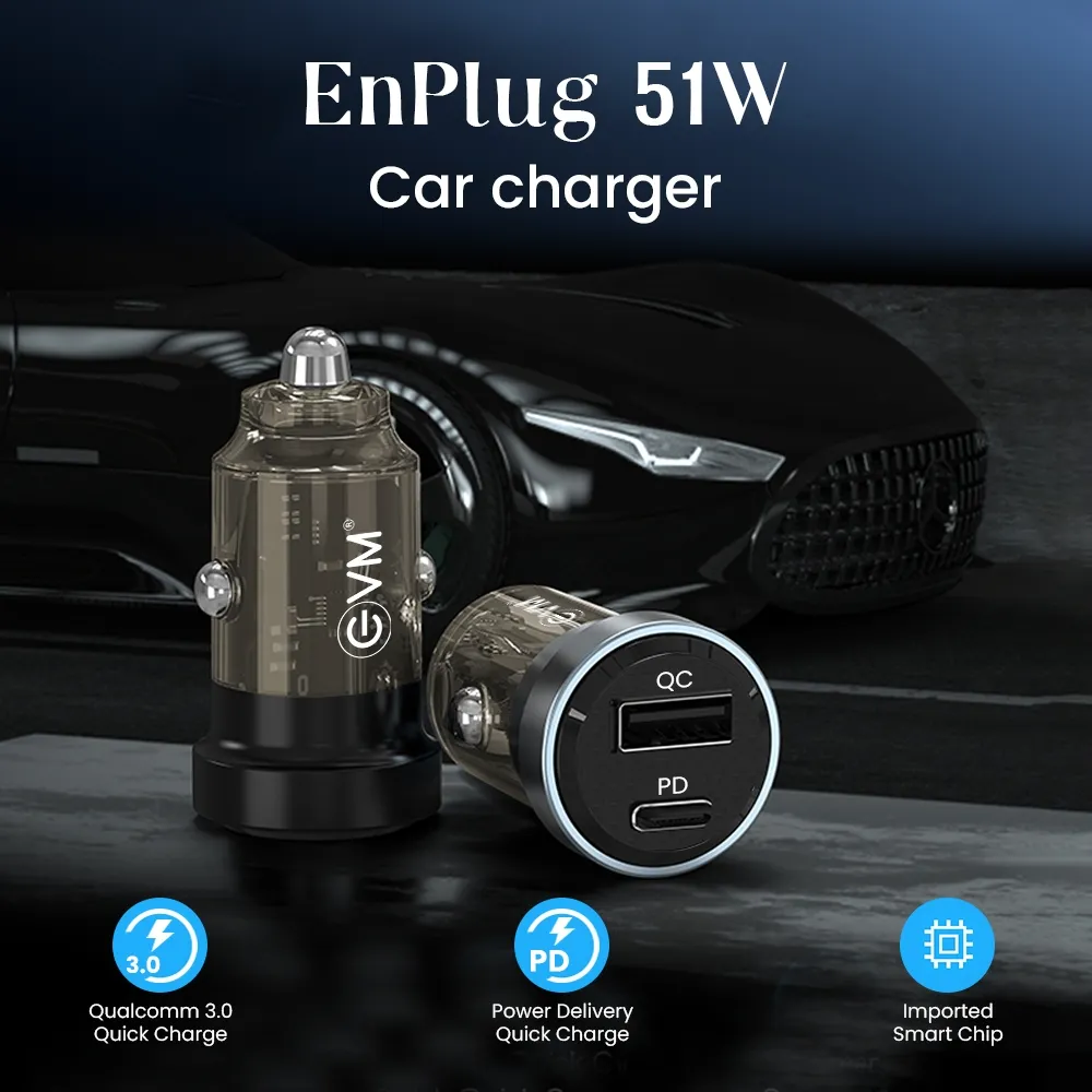 EVM Car Charger EnPlug 51w view 2